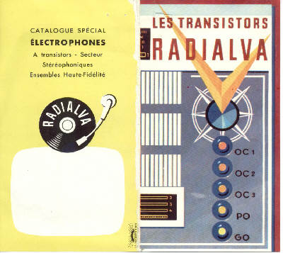 catalogue transistors RADIALVA