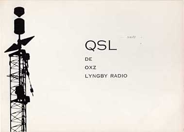 cqsl card OXZ lyngby radio danmark