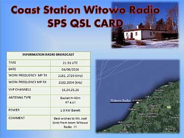eQSL witowo radio SPS DSC Pologne