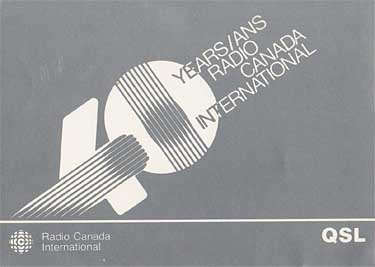 carte QSL RCI radio canada international