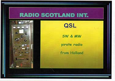 qsl card radio scotland international pirate sw