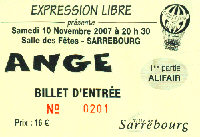 concert ange sarrebourg 10 novembre 2007 expression libre