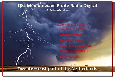 eQSL Radio Digital Pirate radio MW