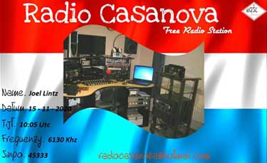 eQSL Radio Casanova pirate NL shortwave