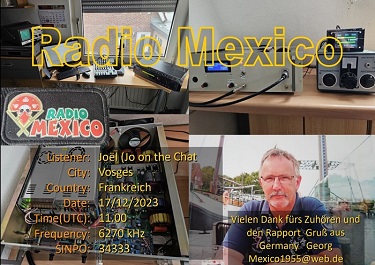 eQSL Radio Mexico (D) pirate