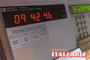 qsl card italcable recto utility station sw time signal