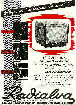 radialva réclame téléviseur 1957