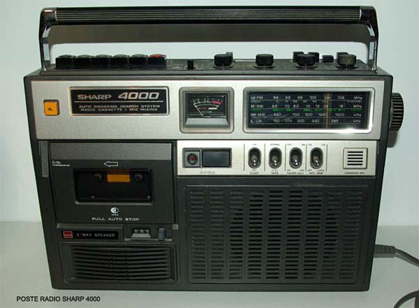 radio sharp 4000