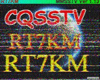 CQ SSTV de RT7KM